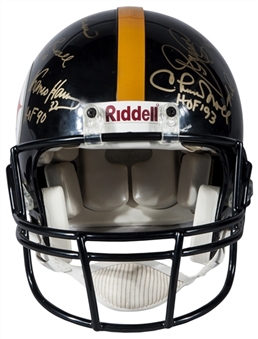 Pittsburgh Steelers Legends Multi-Signed Helmet With 18 Signatures Including Bradshaw, Harris & Lambert (PSA/DNA)